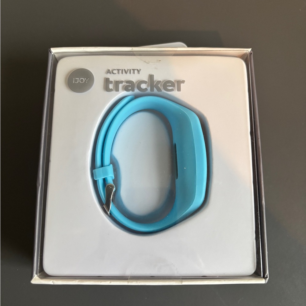 Blue IJOY activity tracker wristband 
New in box